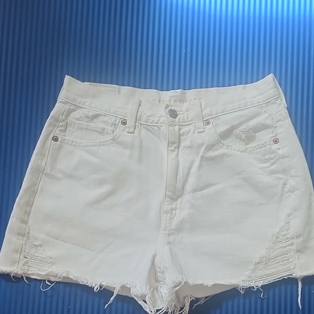 American Eagle Outfitters White Jean Shorts
